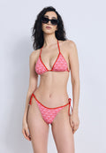 ESSENTIALS SIDE TIE PRINT - Bikini bottoms - rose