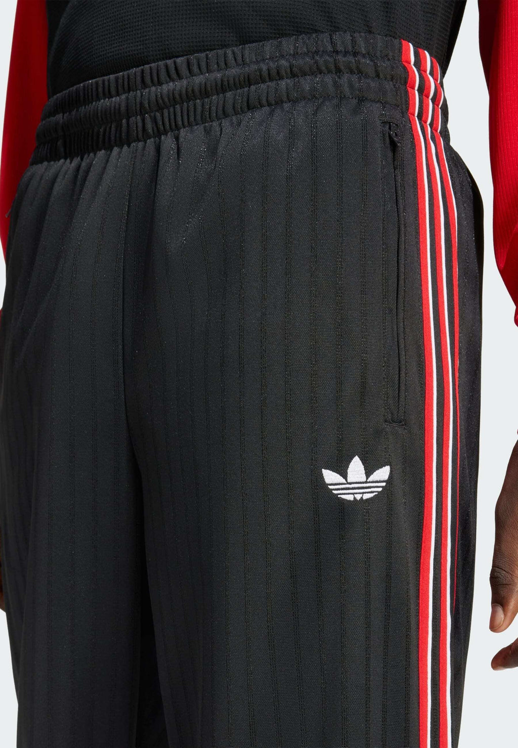 FIREBIRD PINSTRIPE - Tracksuit bottoms - black