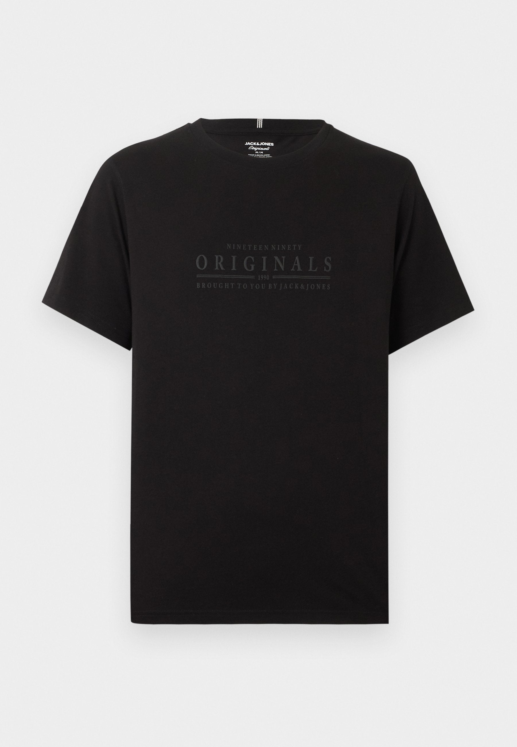 JORCATSKILLS MINIMAL TEE CREW NECK - Basic T-shirt - black
