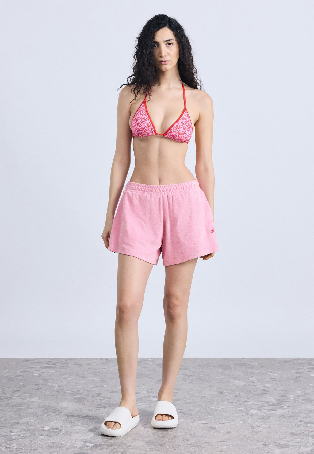 SHORT SERVIETTE DE PLAGE - Accessoire de plage - pétale de rose