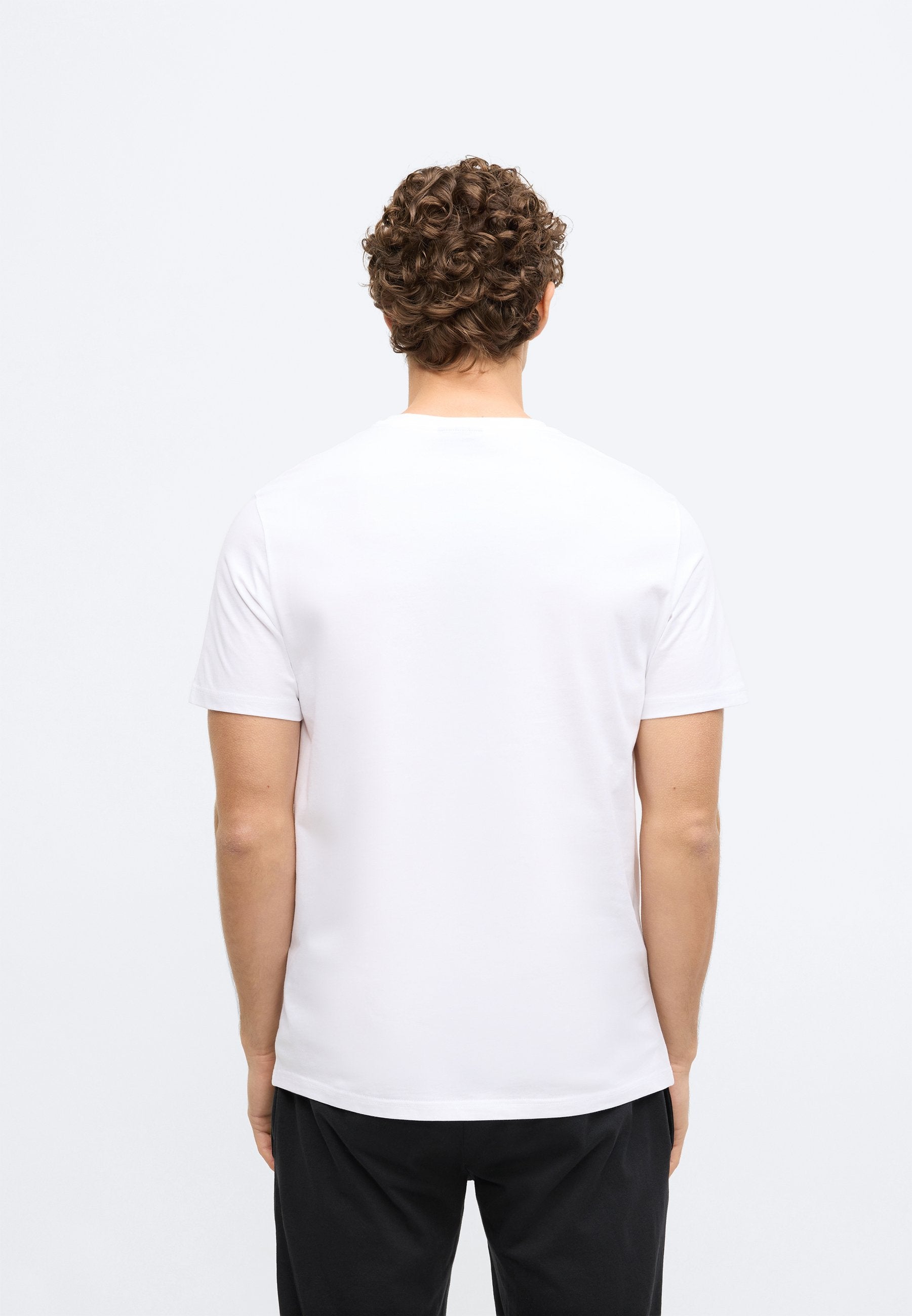 CREW NECK - Pyjama top - white