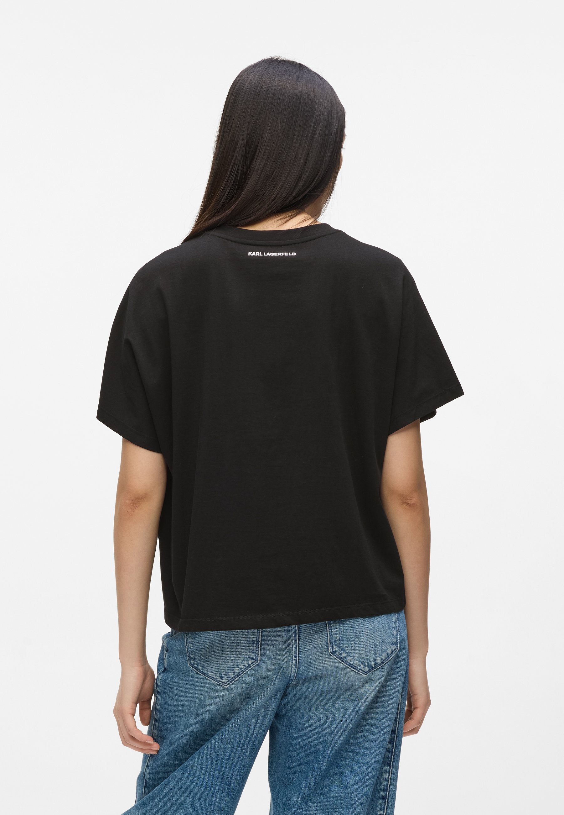 ROPE LOGO - Print T-shirt - black
