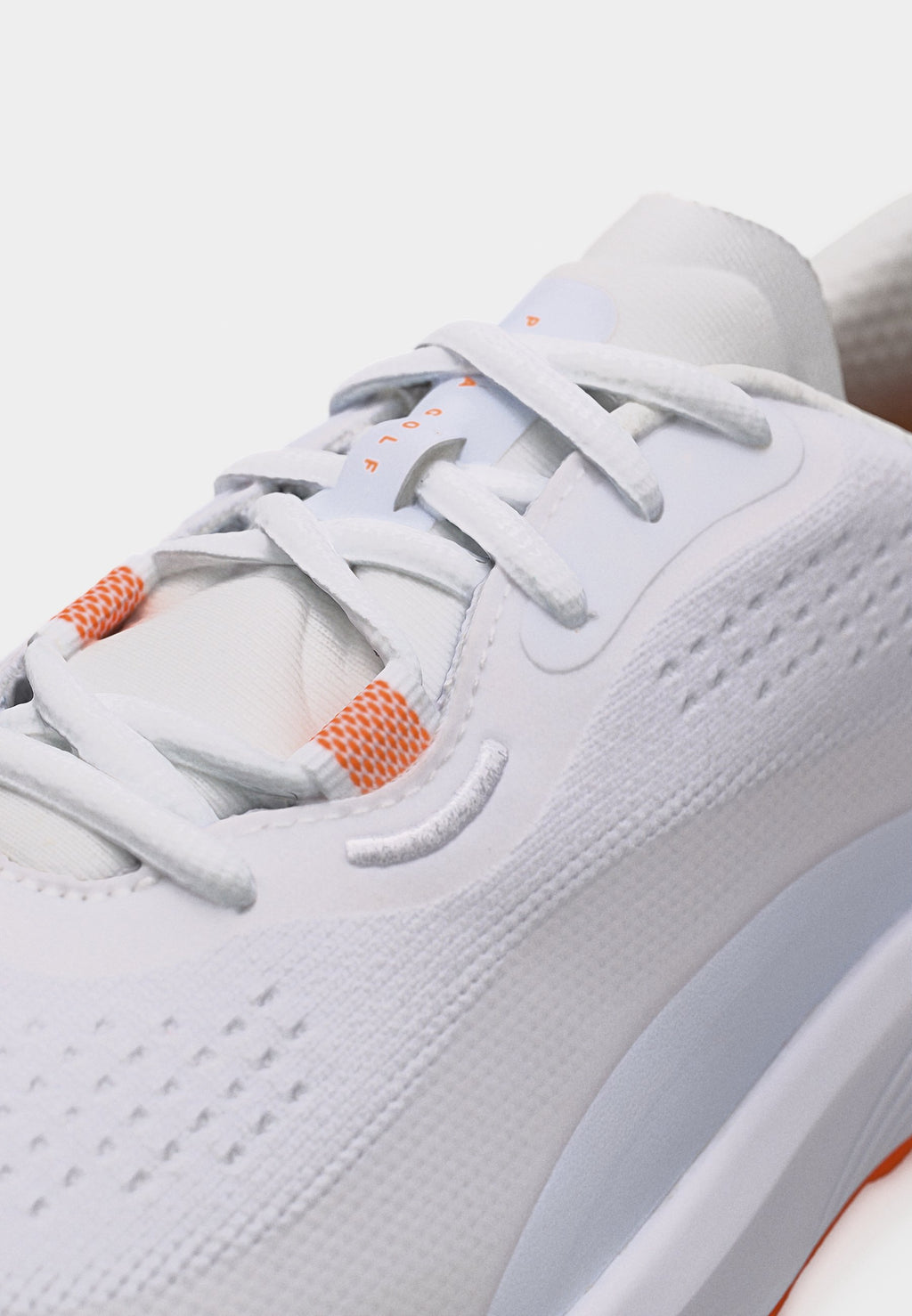 GRUVE SPORT - Golf shoes (without spikes) - white/melon glow