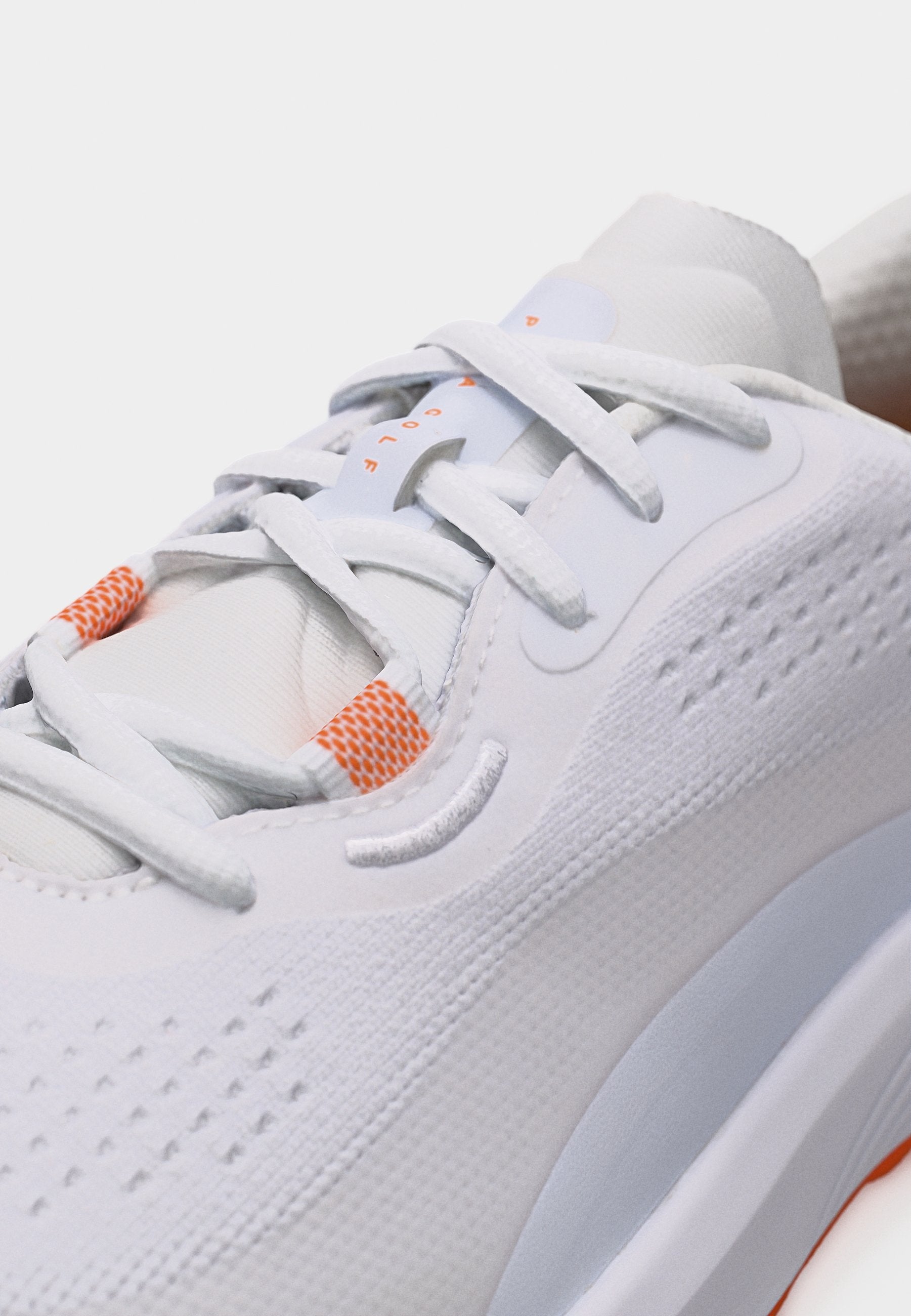 GRUVE SPORT - Golf shoes (without spikes) - white/melon glow