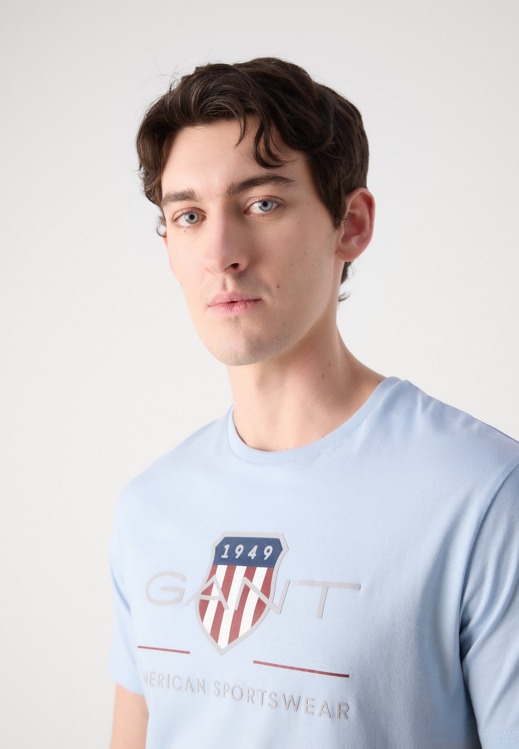 REG ARCHIVE SHIELD SS T-SHIRT - Print T-shirt - fresh blue
