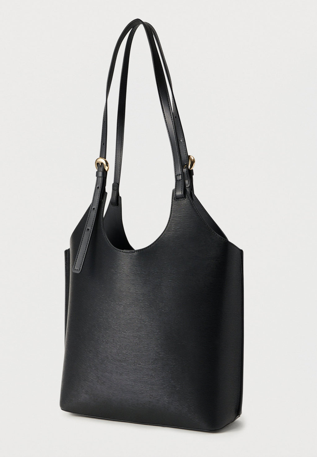 METALLIC LOGO TOTE BAG - Tote bag - black