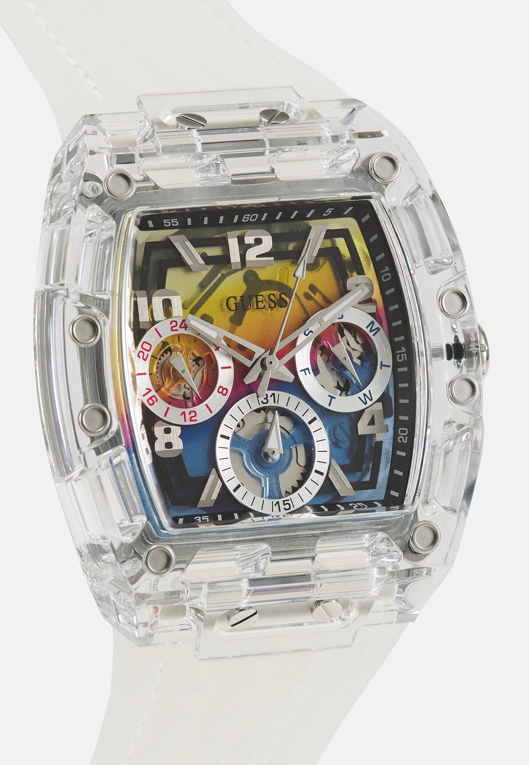 PHOENIX - Chronograph watch - clear/rainbow matte