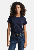REG SHIELD - Basic T-shirt - evening blue
