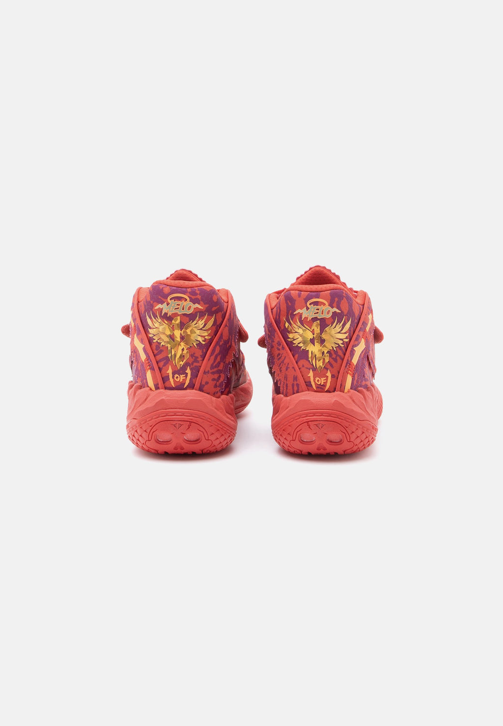 MB05 ENCORE - Basketball shoes - red/magenta gleam/fluro orange pes