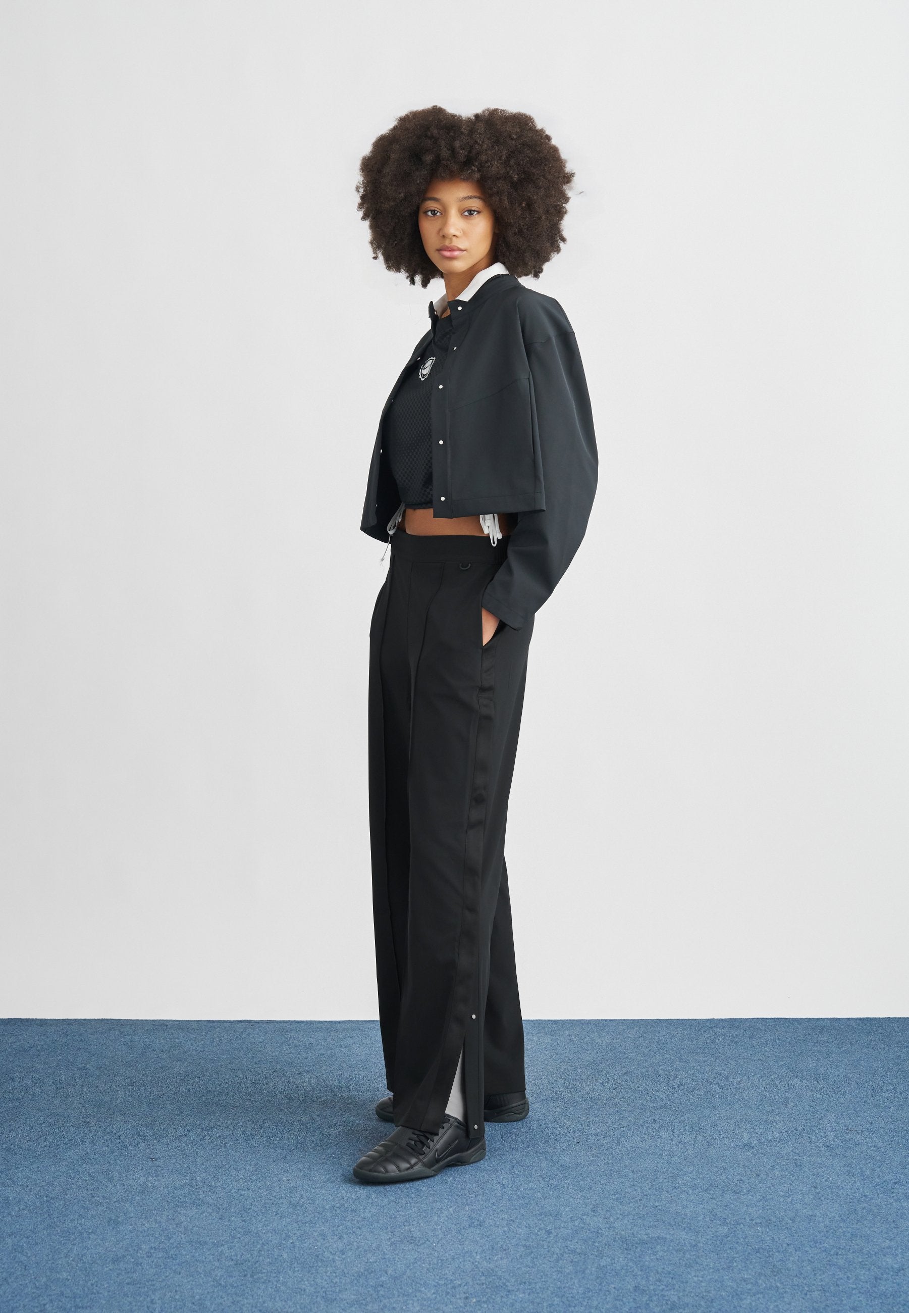 TEARAWAY - Trousers - black/smoke grey