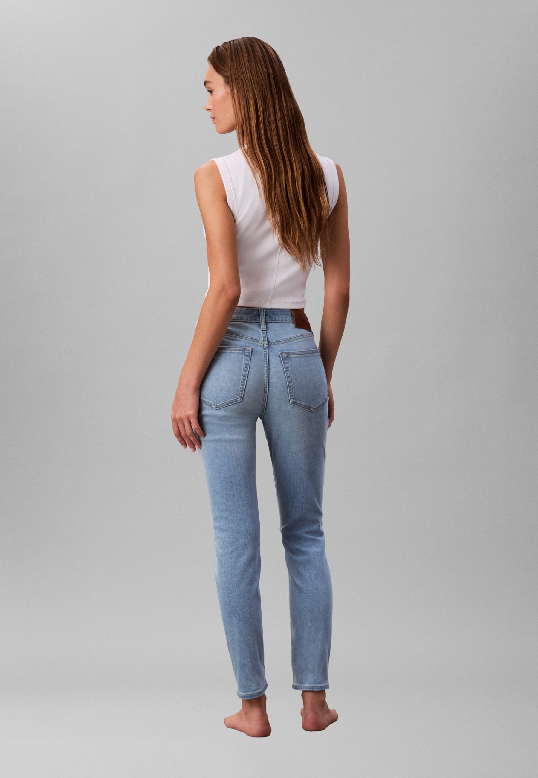 MID RISE - Jeans Skinny Fit - light cape