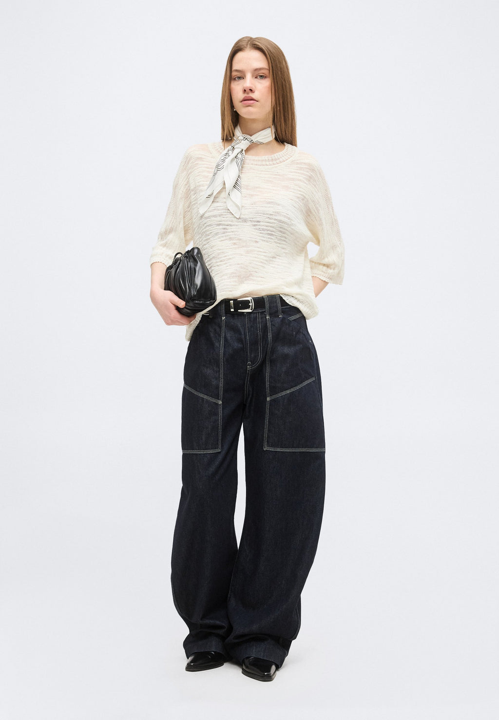 FAROFANO - Jumper - open white