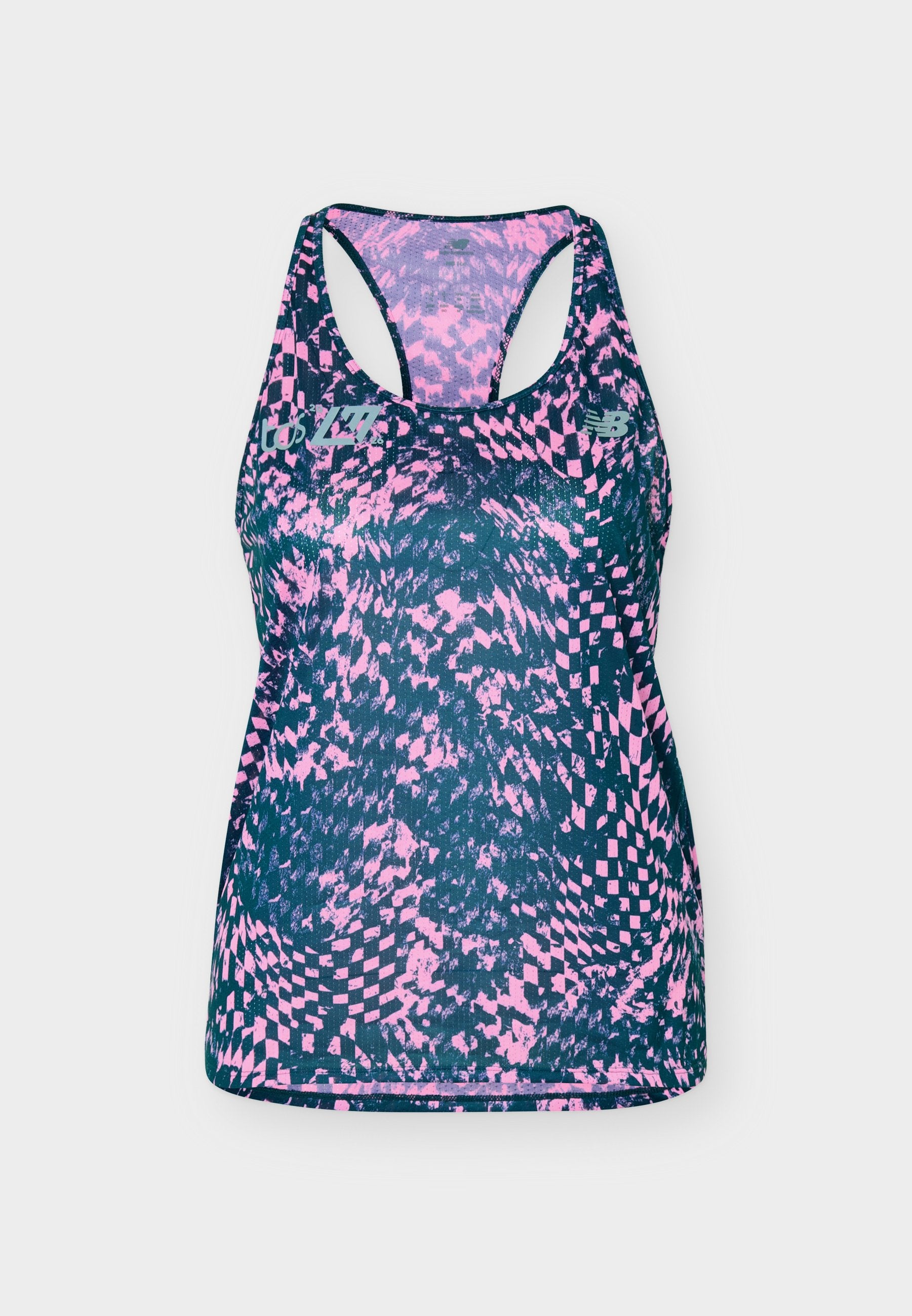 LONDON EDITION ATHLETICS PRINTED TANK - Top - pink heat