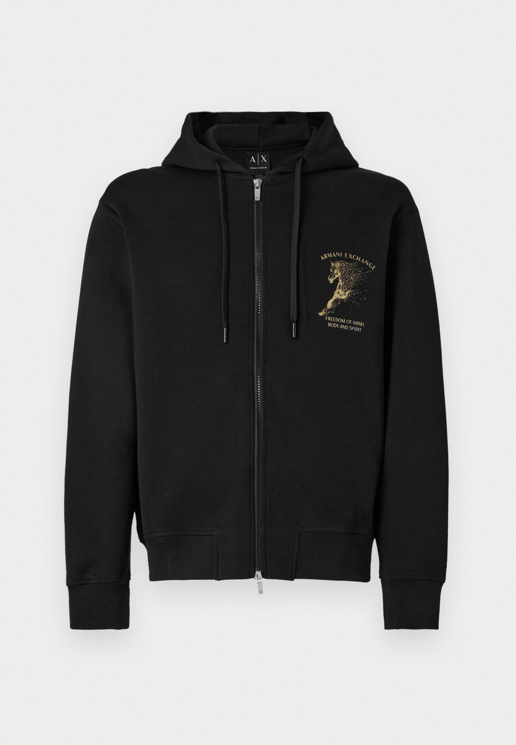 UNISEX - Zip-up sweatshirt - black