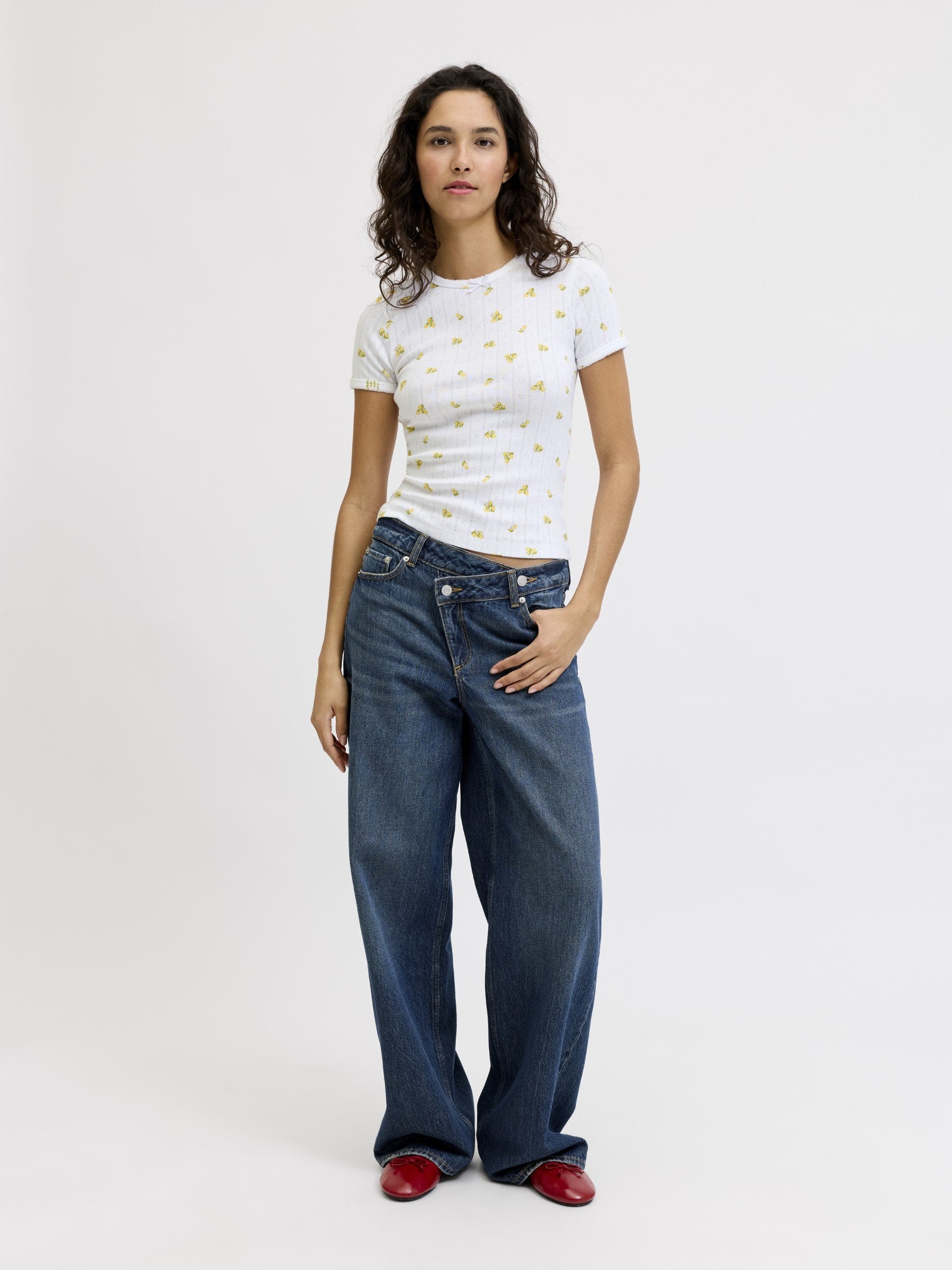 JXELIZA TEE - Print T-shirt - bright white