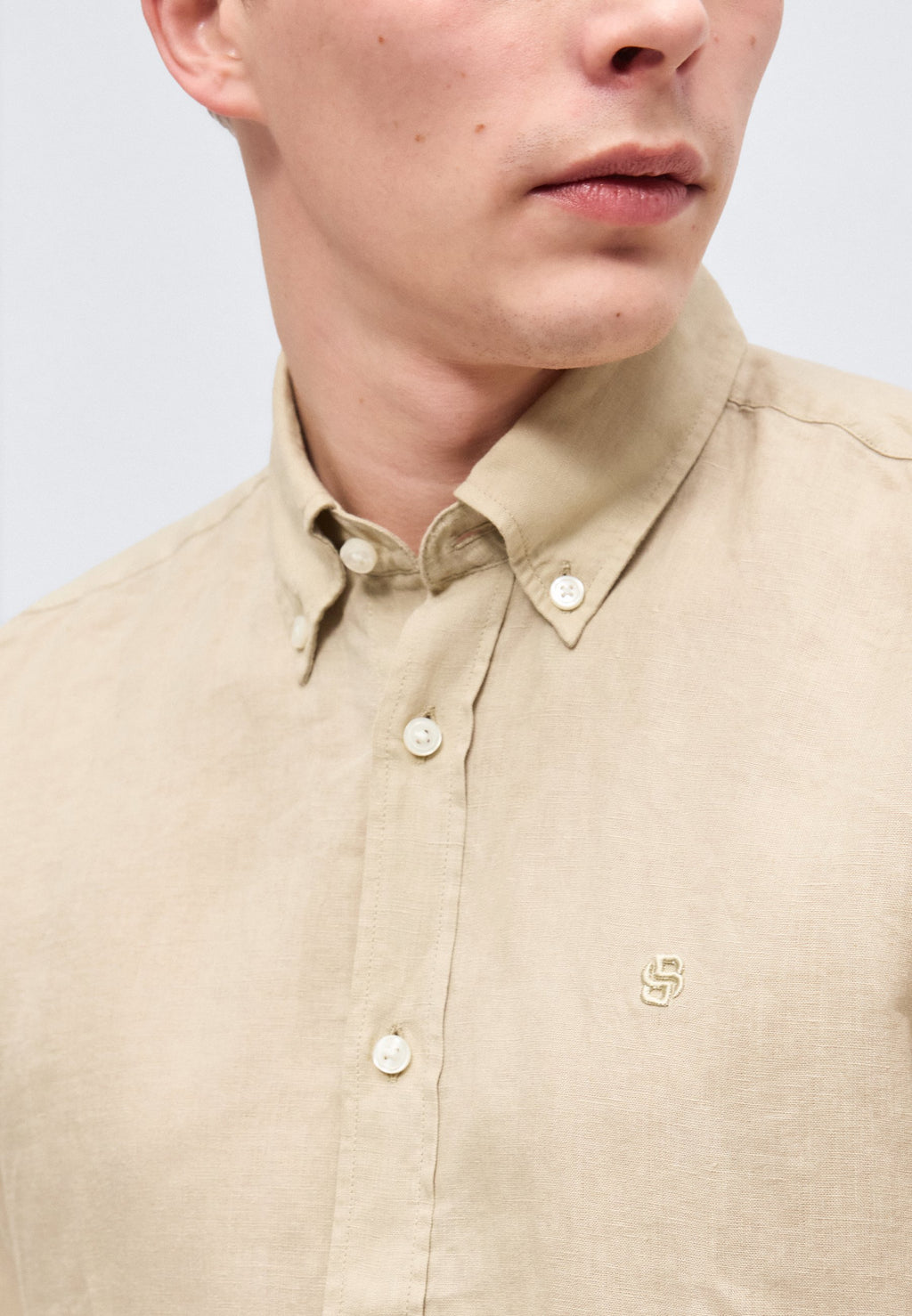 LIAM - Shirt - open beige