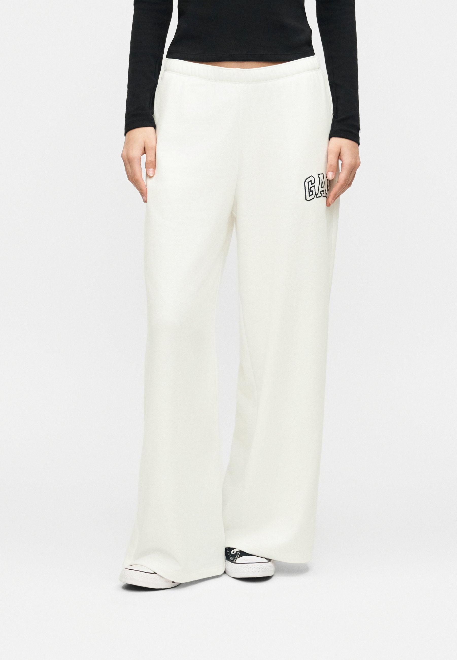 HERITAGE BAGGY - Tracksuit bottoms - new off white