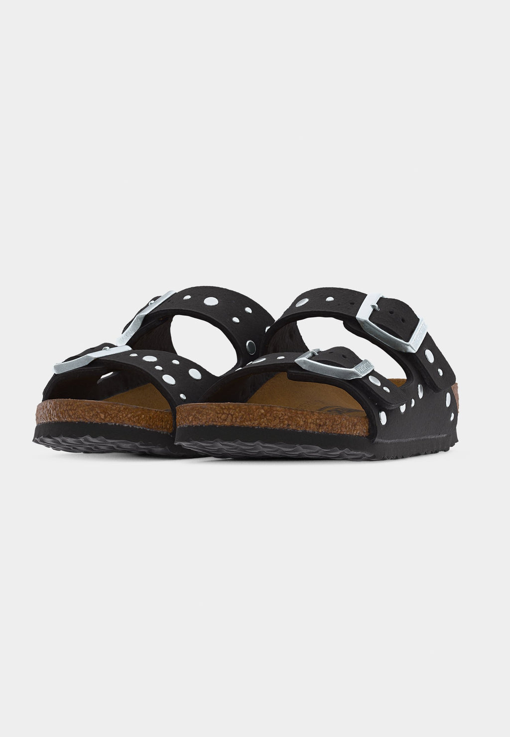 ARIZONA RIVETS KIDS NARROW - Sandals - black