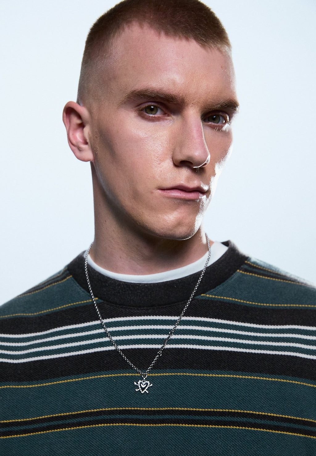 STRIPE UNISEX - Polo shirt - mystic moss