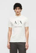 T-SHIRT SLIM FIT - Print T-shirt - cream