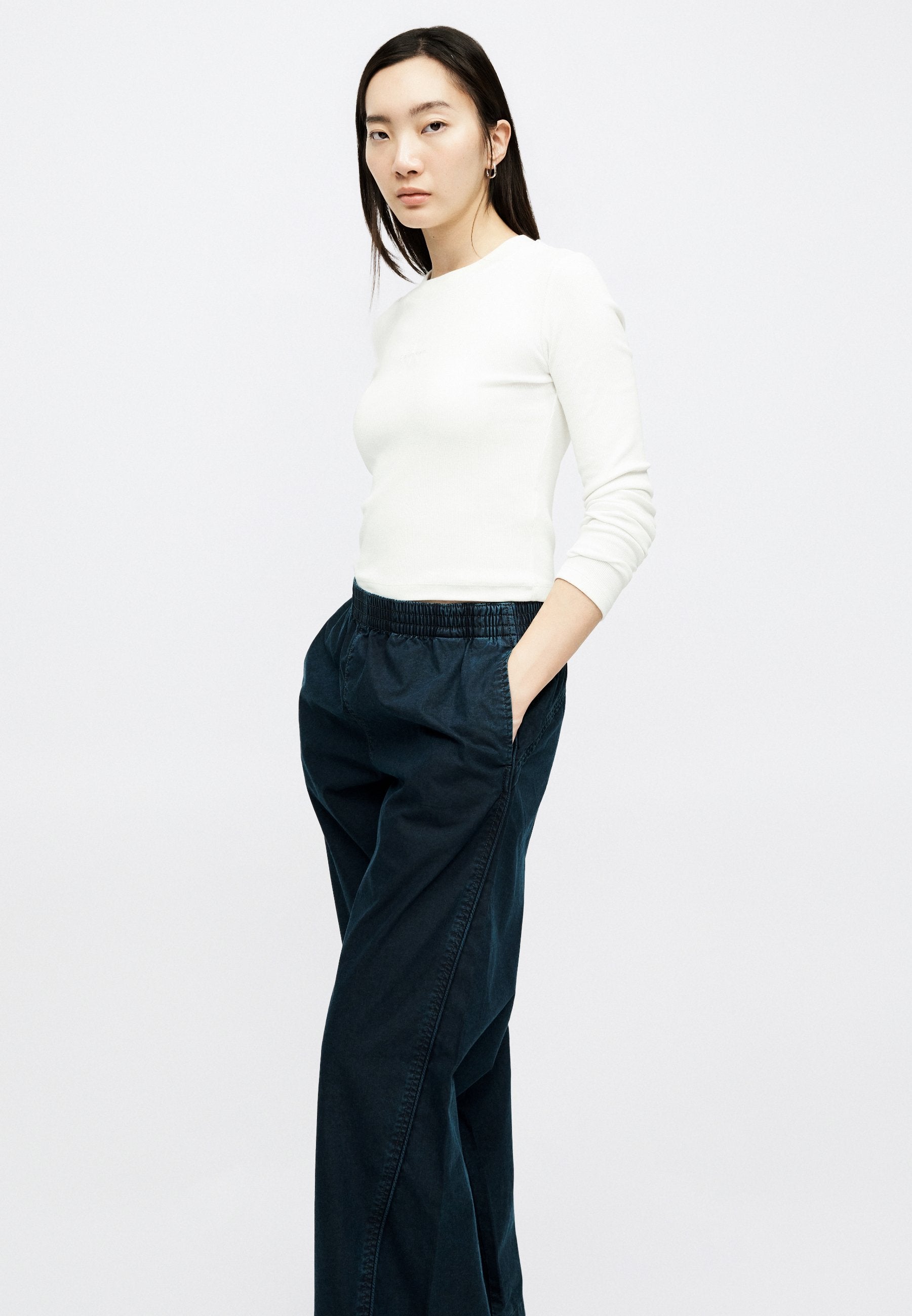 PARACHUTE PANT - Wide Leg - dark galaxy