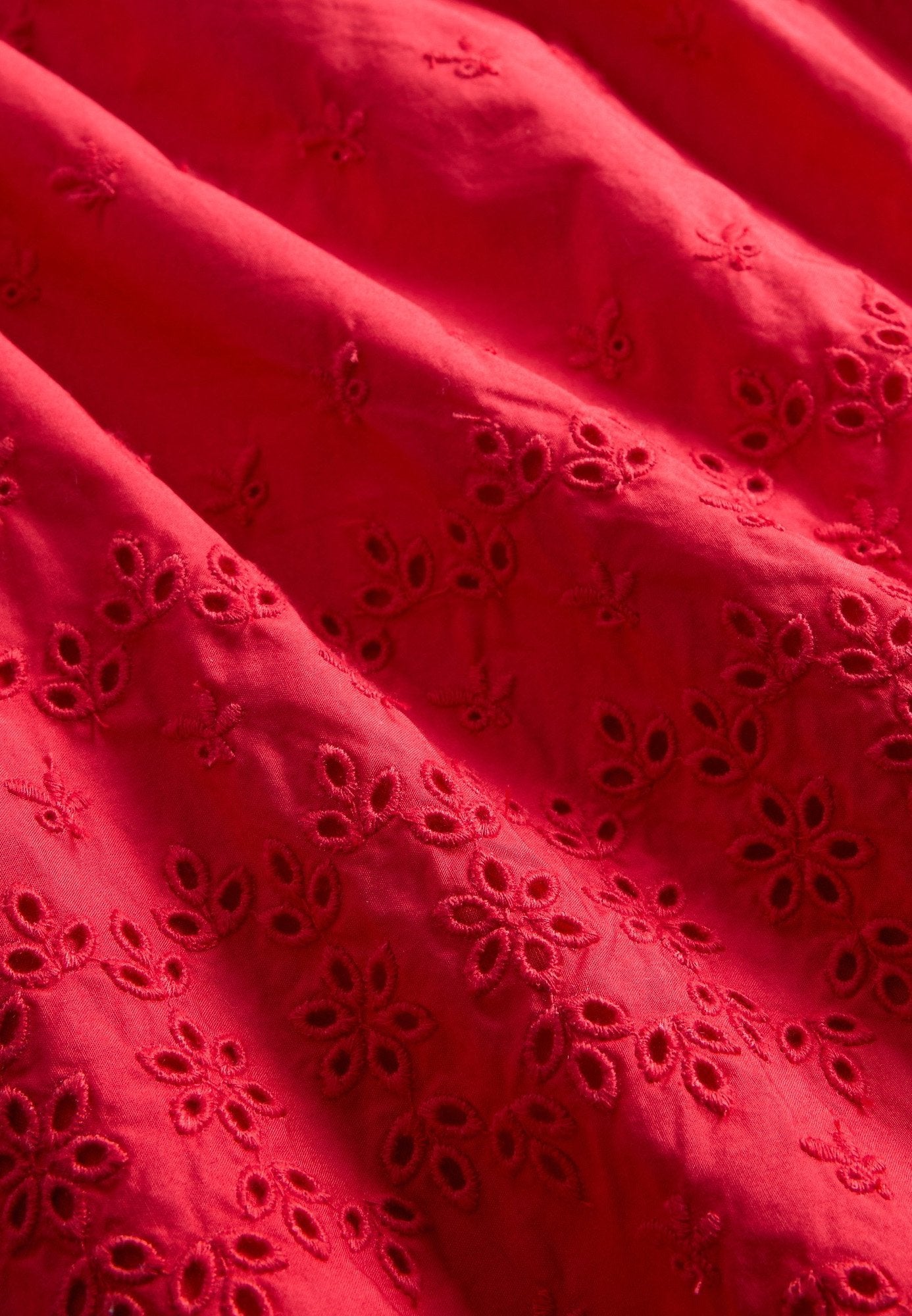 EYELET - Day dress - red light