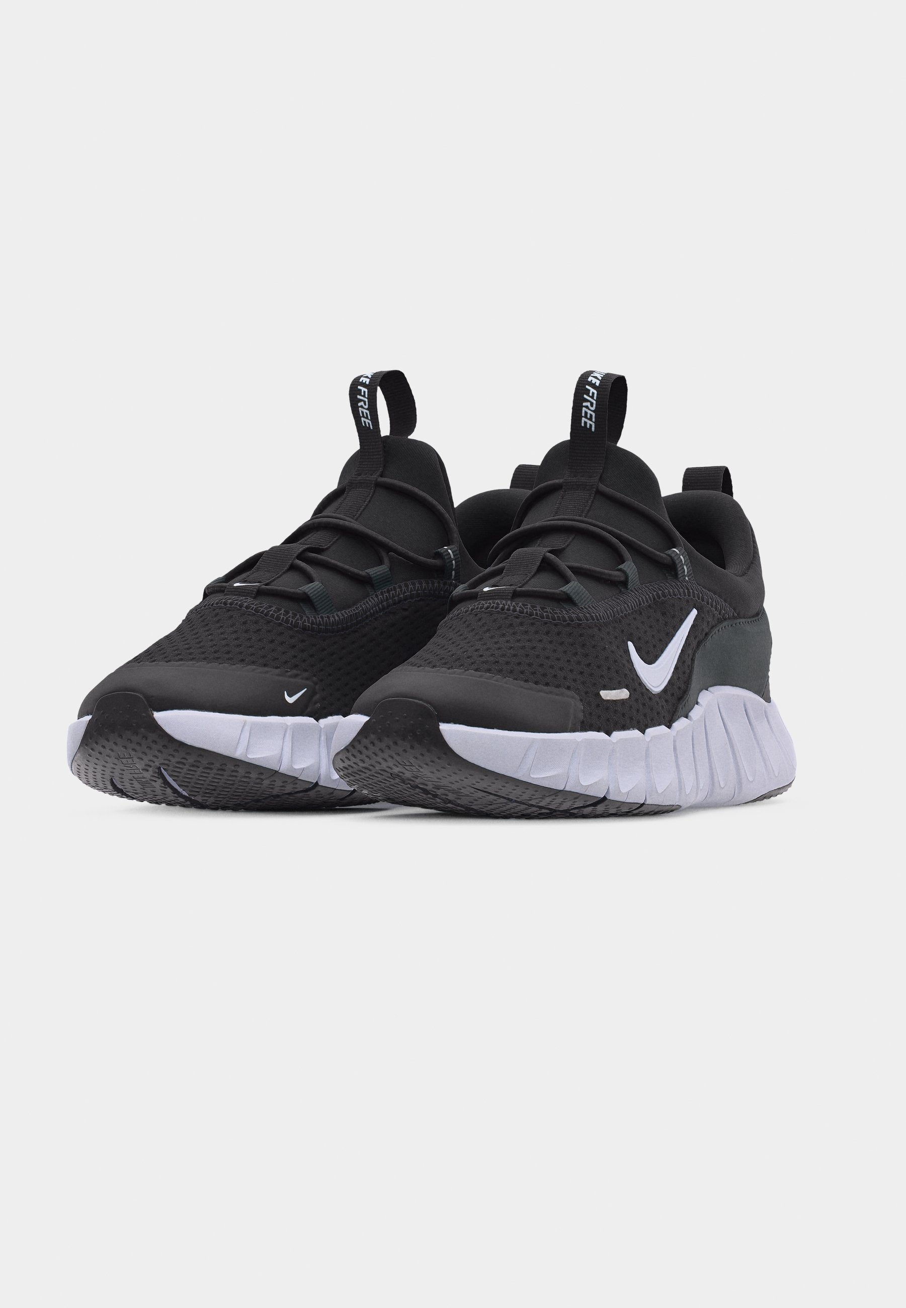 FREE RIDE UNISEX - Road running shoes - black/white/anthracite