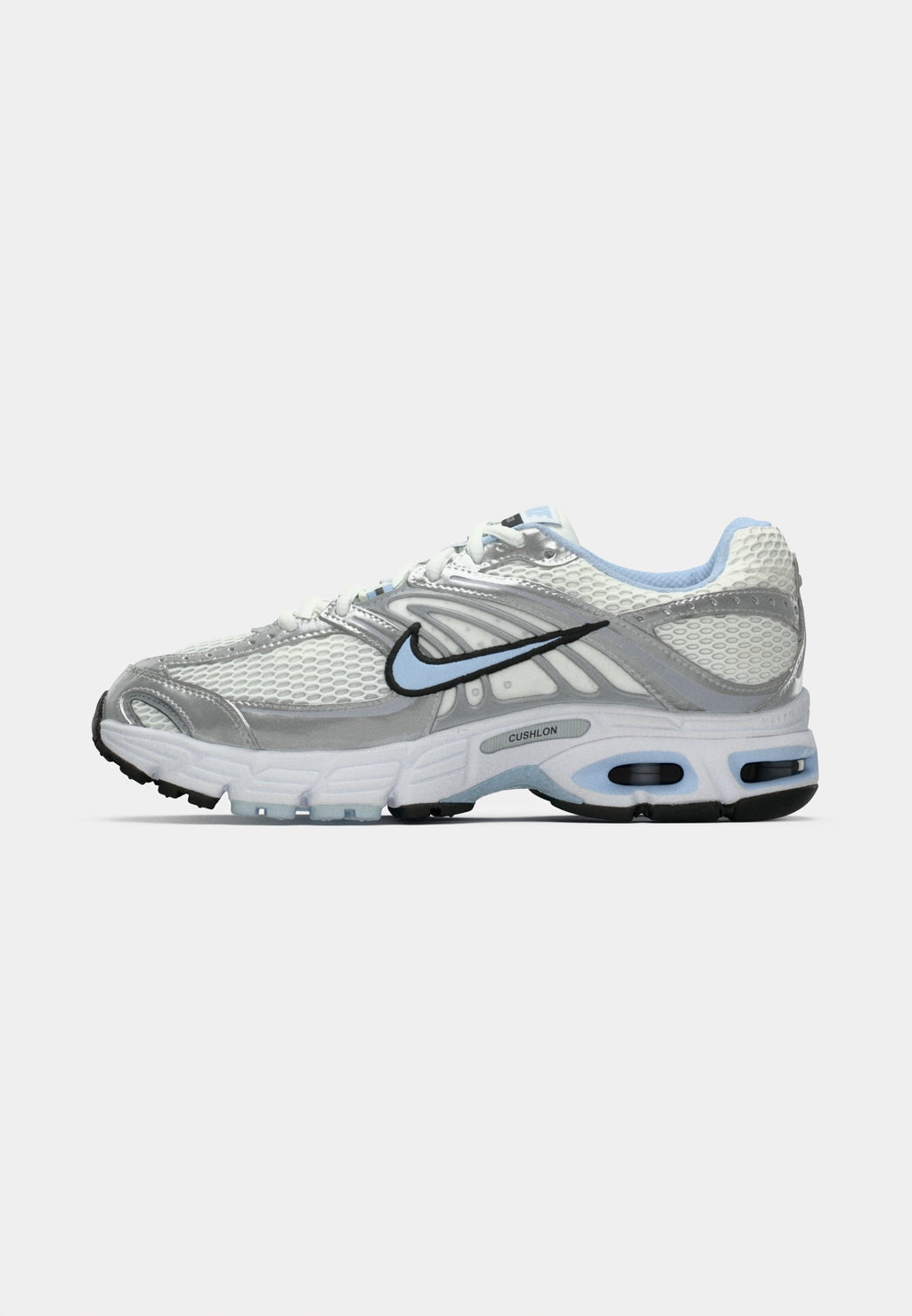 AIR MAX MOTO 2K - Trainers - white/hydrogen blue/metallic silver-coloured/black/flat silver-coloured