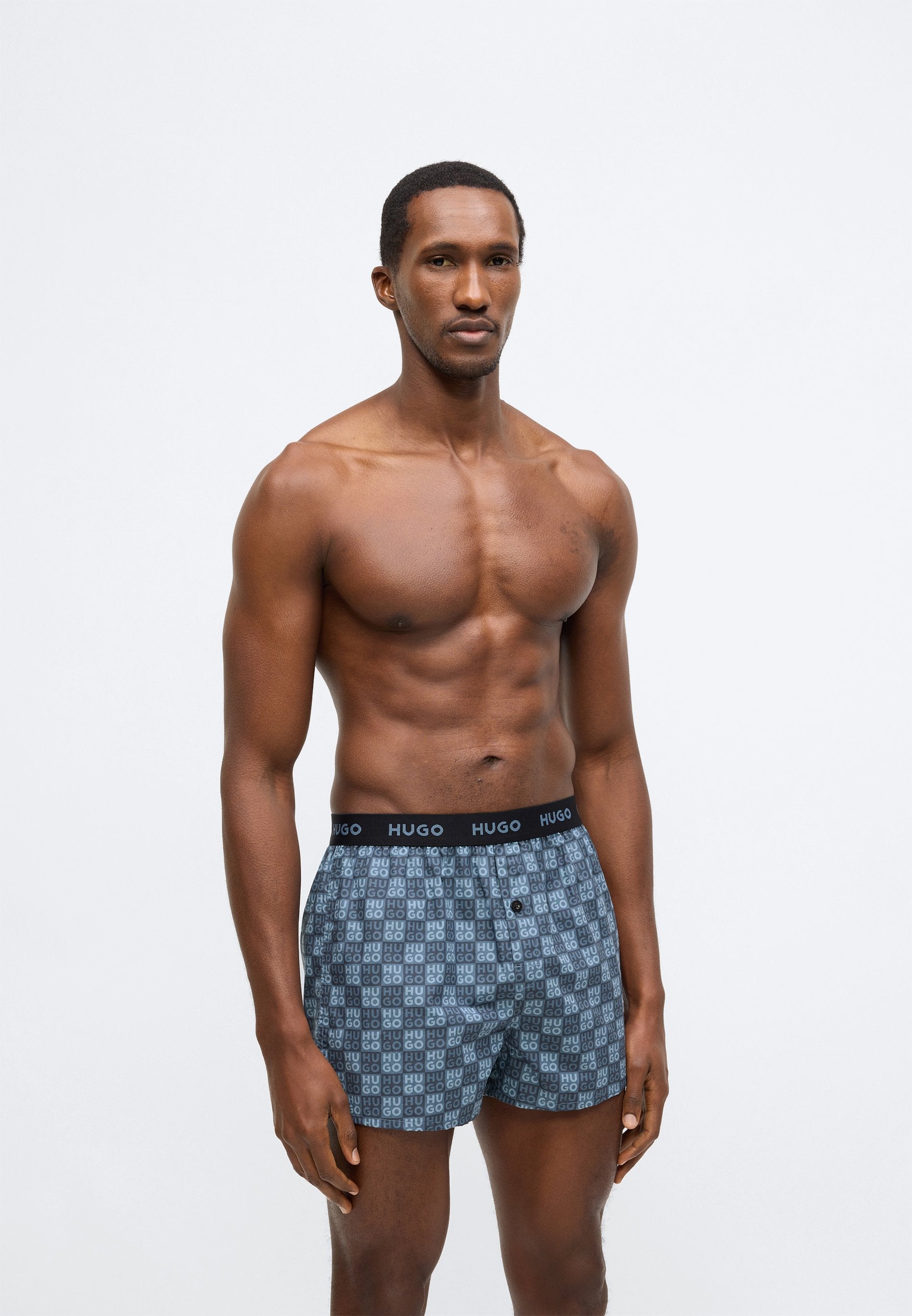 TRIPLET 3 PACK - Boxer shorts - black/light blue
