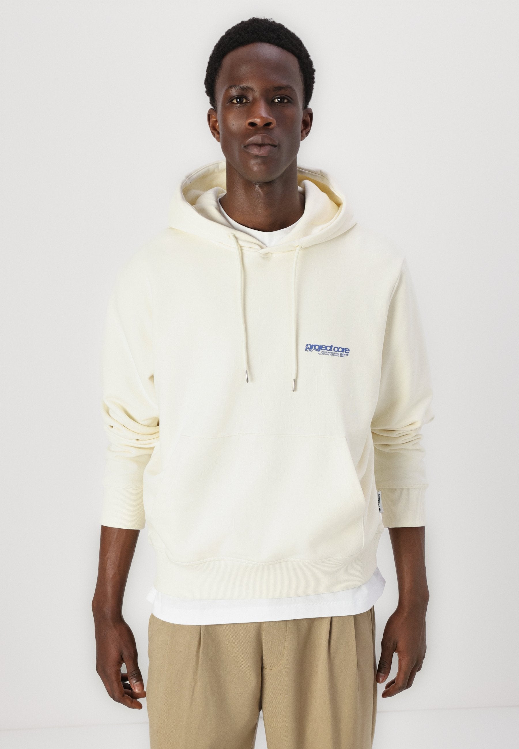 Backprintet - Hoodie - sweet corn
