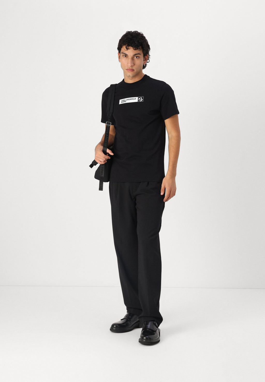 SLIM GRAPHIC  - Print T-shirt - black
