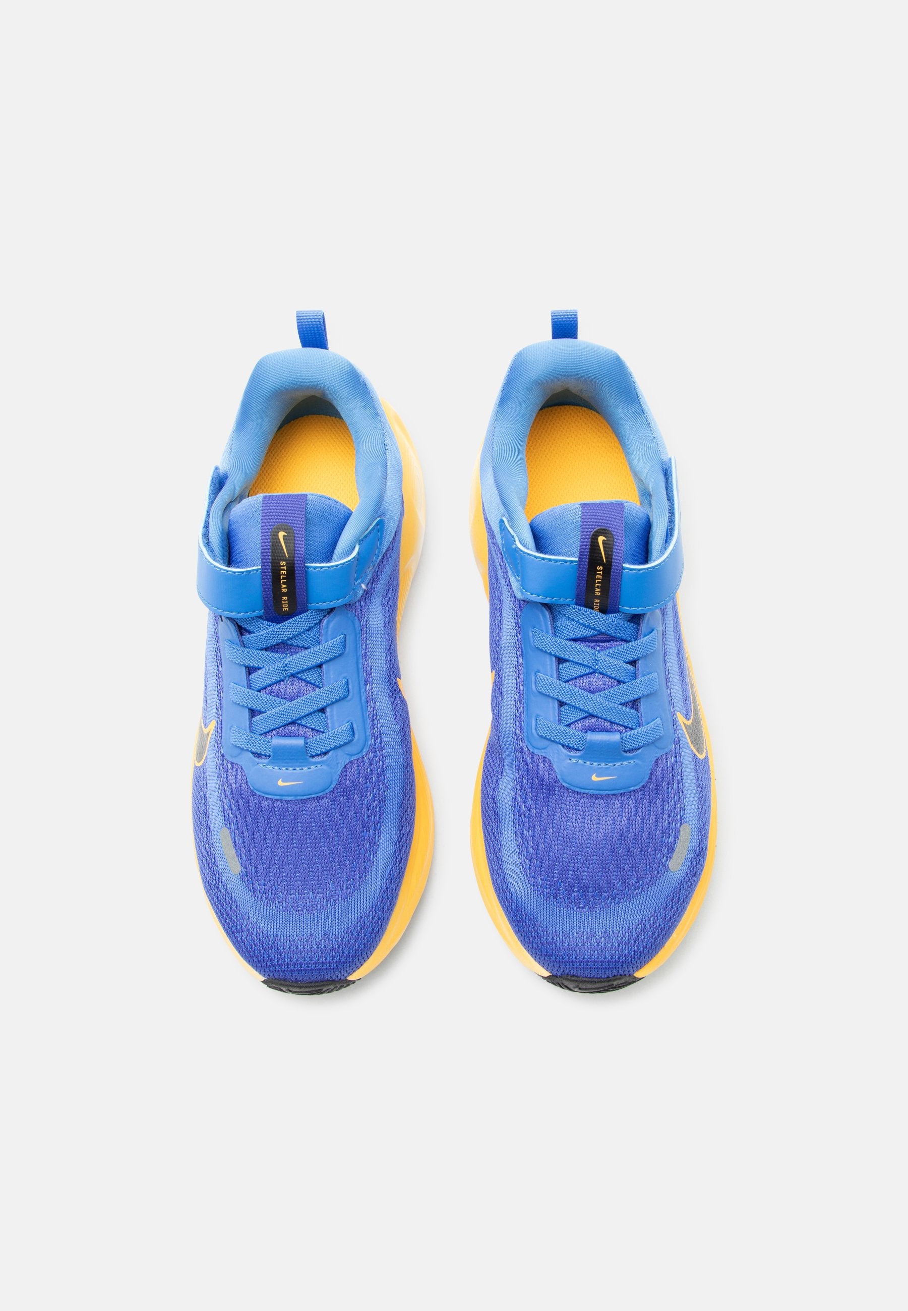 STELLAR RIDE UNISEX - Road running shoes - blue crystal/off noir/lapis/volt tint/lime blast