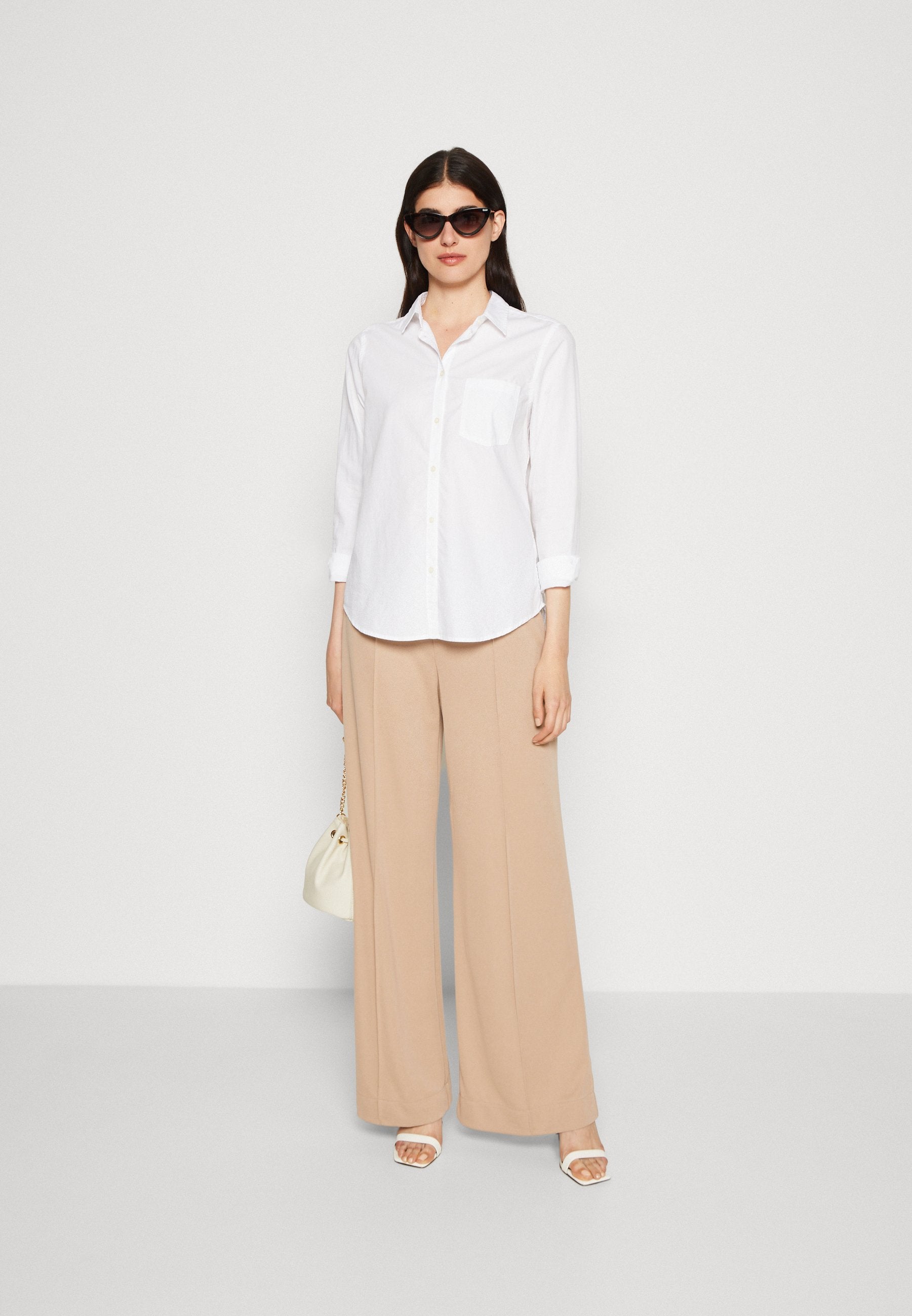 CLASSIC SHIRT - Button-down blouse - optic white