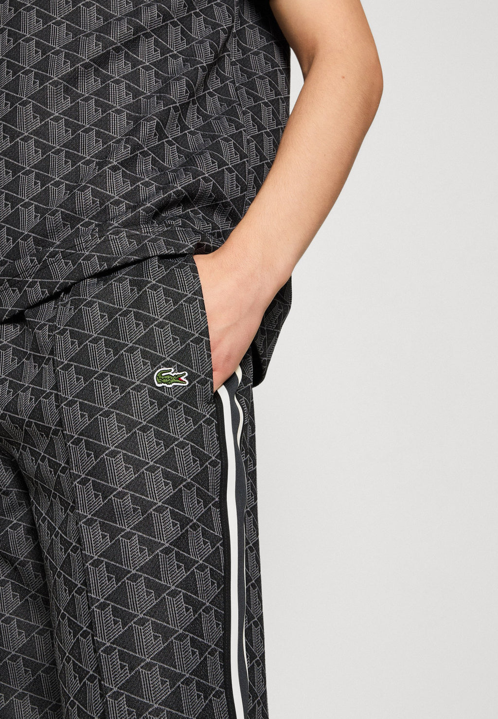 UNISEX - Tracksuit bottoms - black/graphite