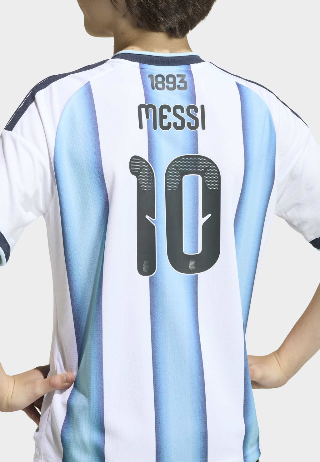 ARGENTINA 26 HOME MESSI - National team wear - white icey blue light blue