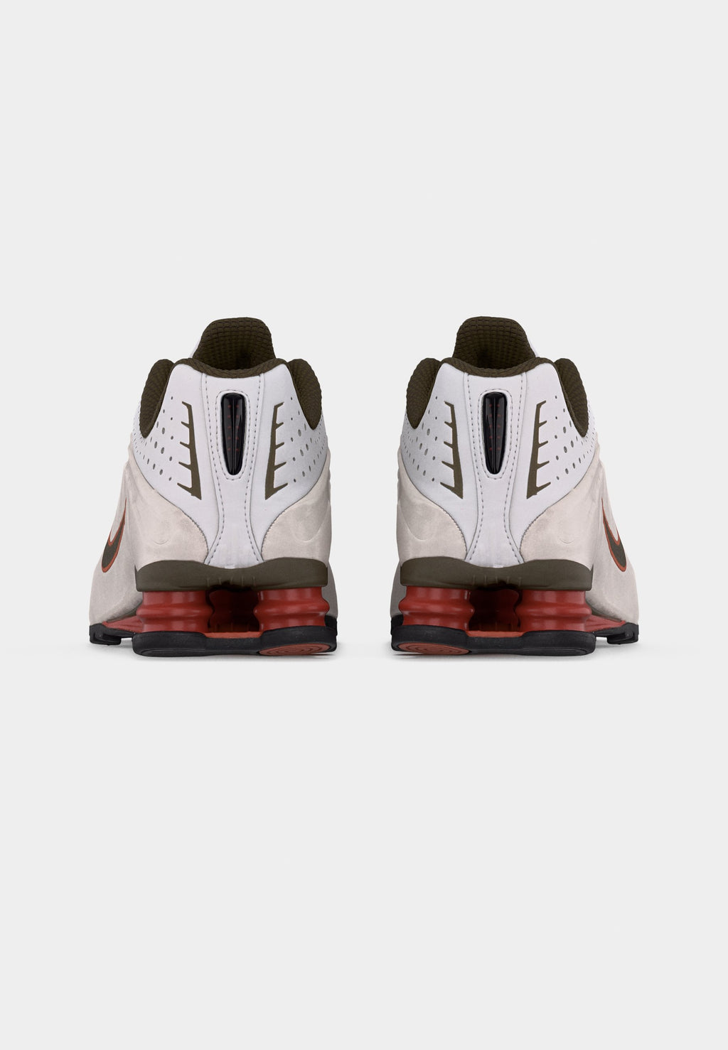 SHOX R4 UNISEX - Trainers - vast grey/dark hazel/dusty peach/black