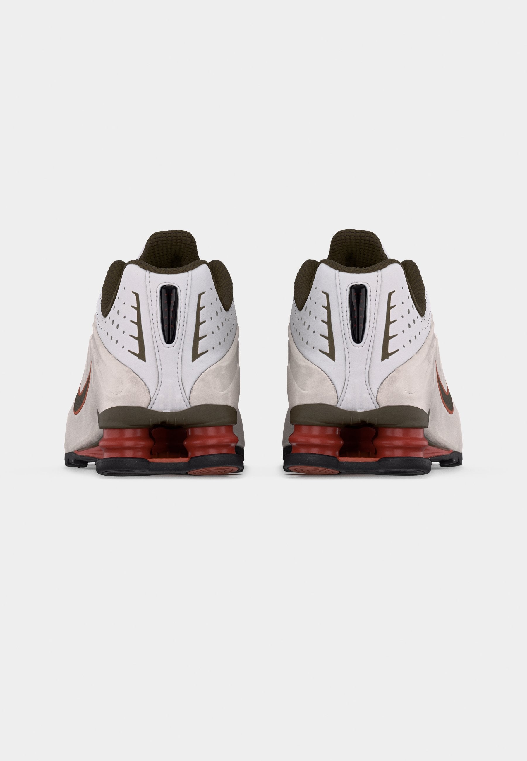 SHOX R4 UNISEX - Trainers - vast grey/dark hazel/dusty peach/black