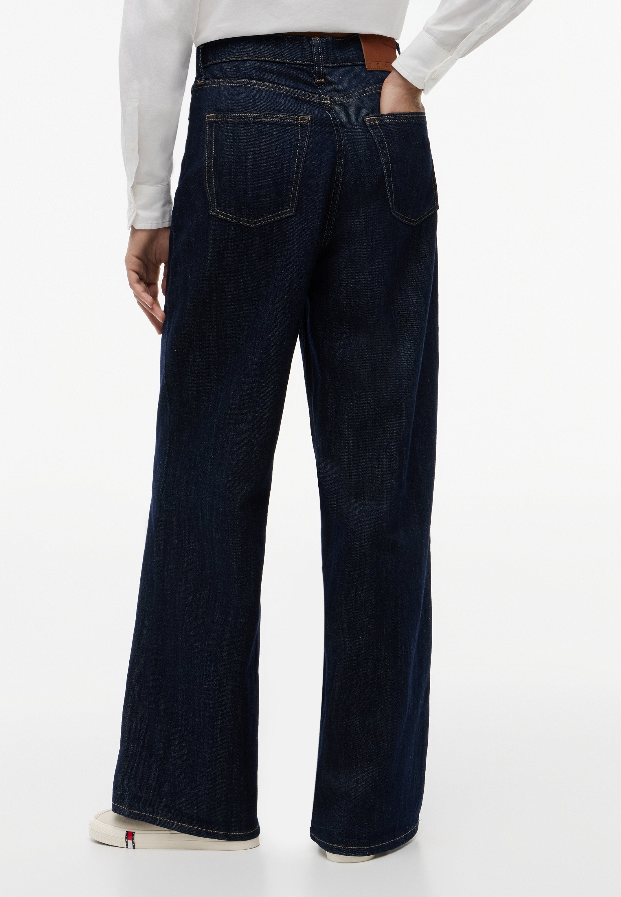 CLAIRE - Wide Leg - denim dark