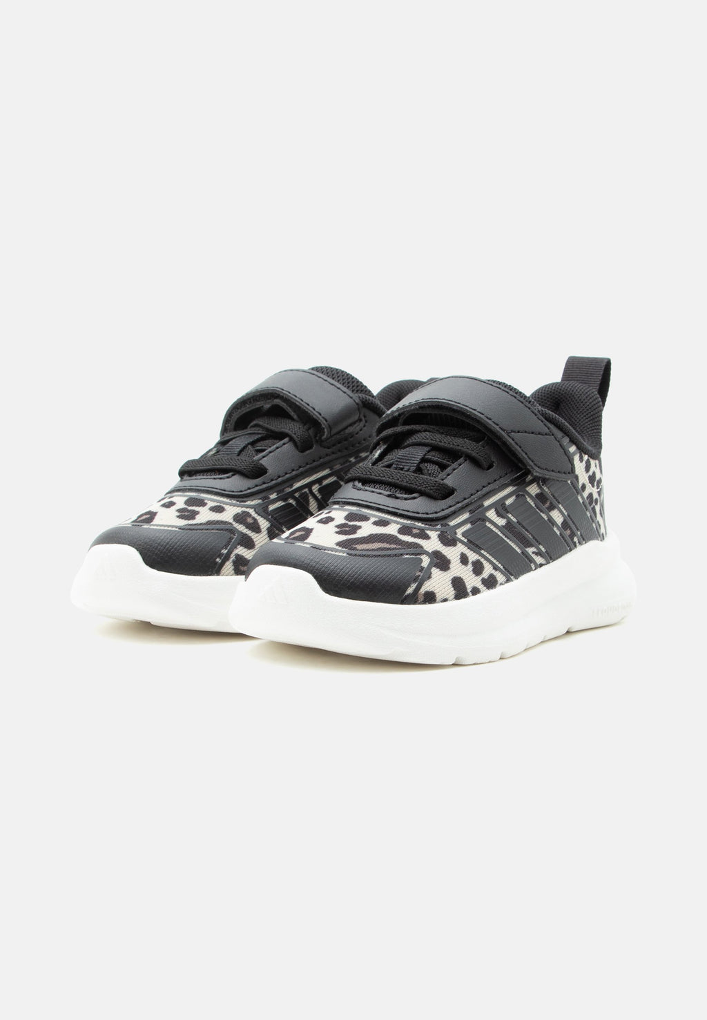 TENSAUR RUN 4.0 UNISEX - Road running shoes - crystal linen/core black/core white