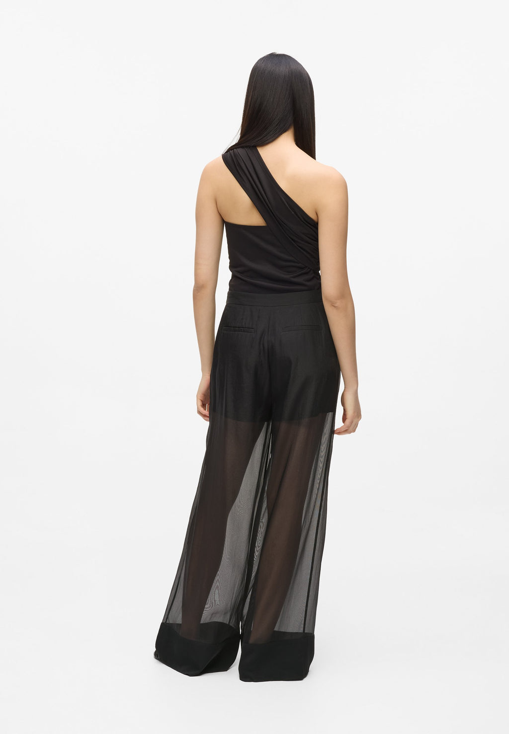 FASHION PANTS - Trousers - black