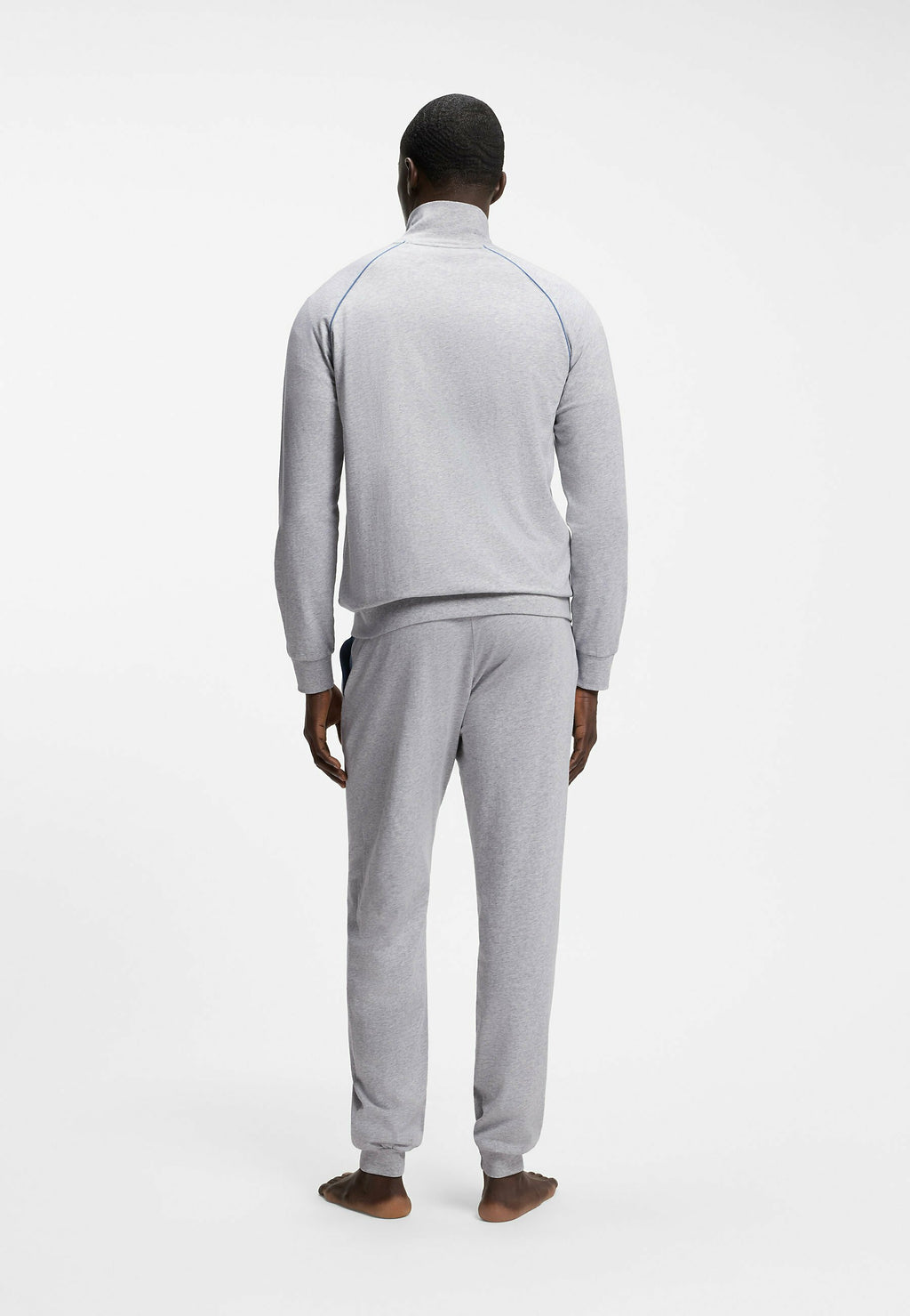 BOSS MIX&MATCH JACKET Z - Zip-up sweatshirt - light grey three