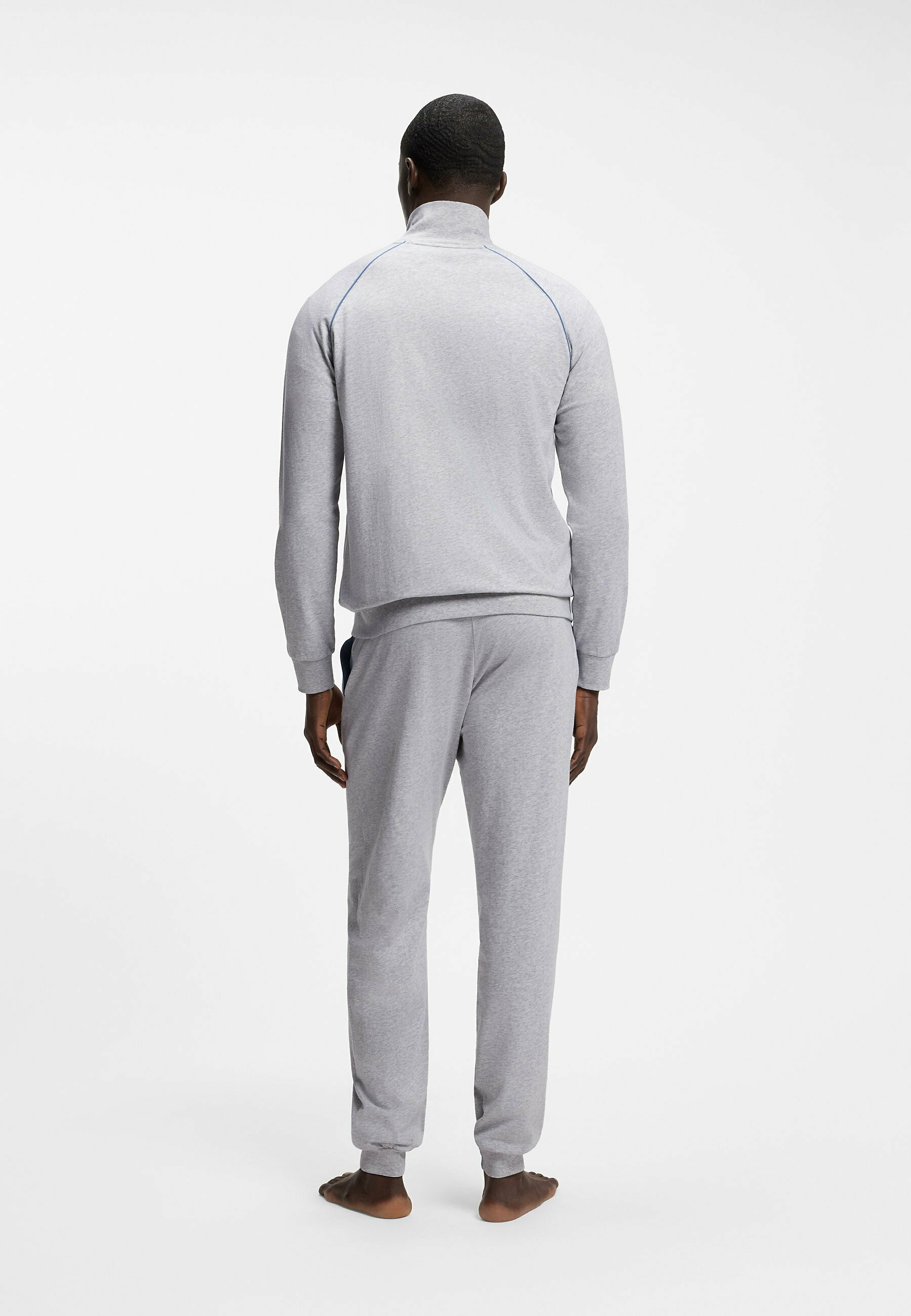 BOSS MIX&MATCH JACKET Z - Zip-up sweatshirt - light grey three