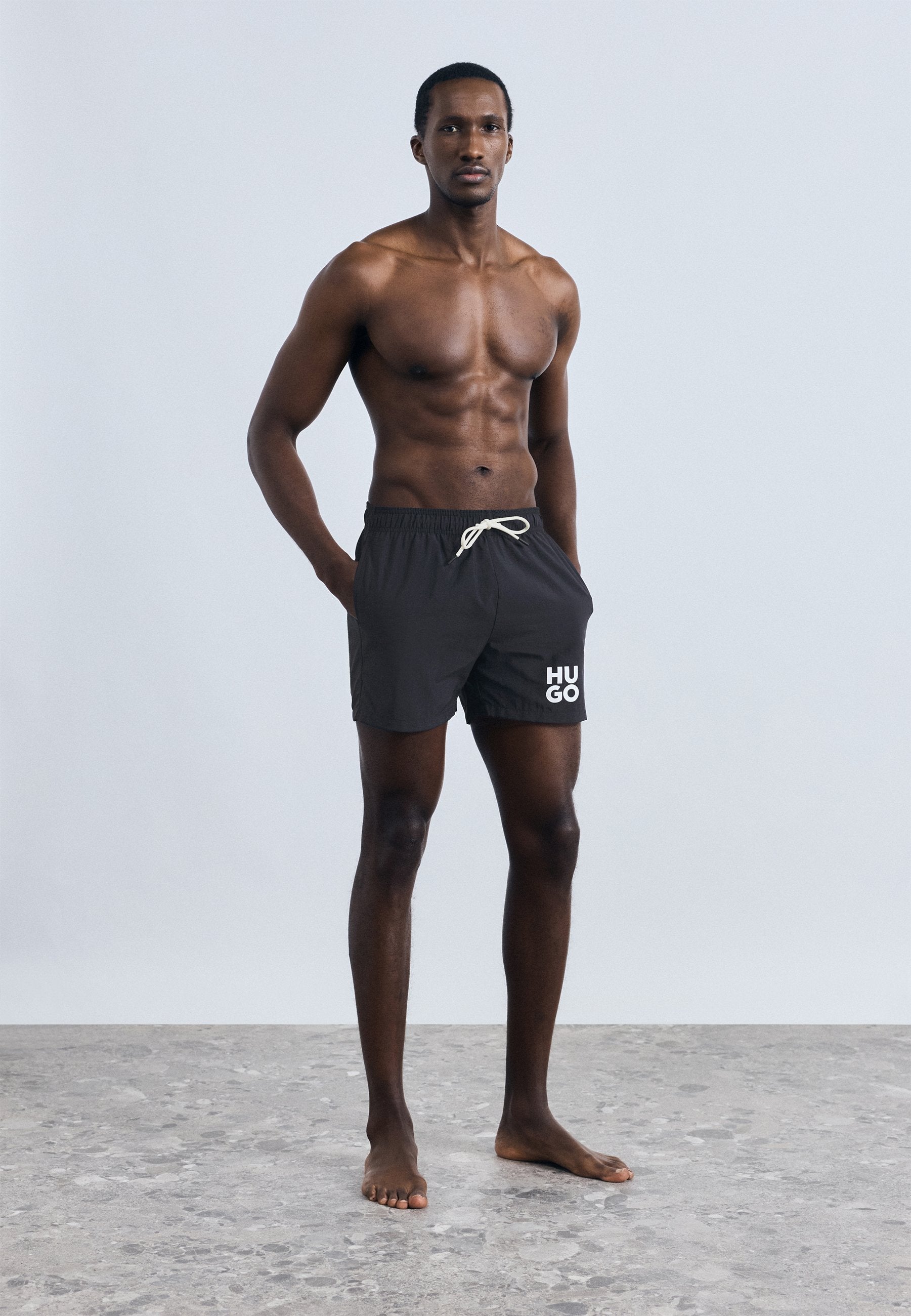 PAOLO - Swimming shorts - black