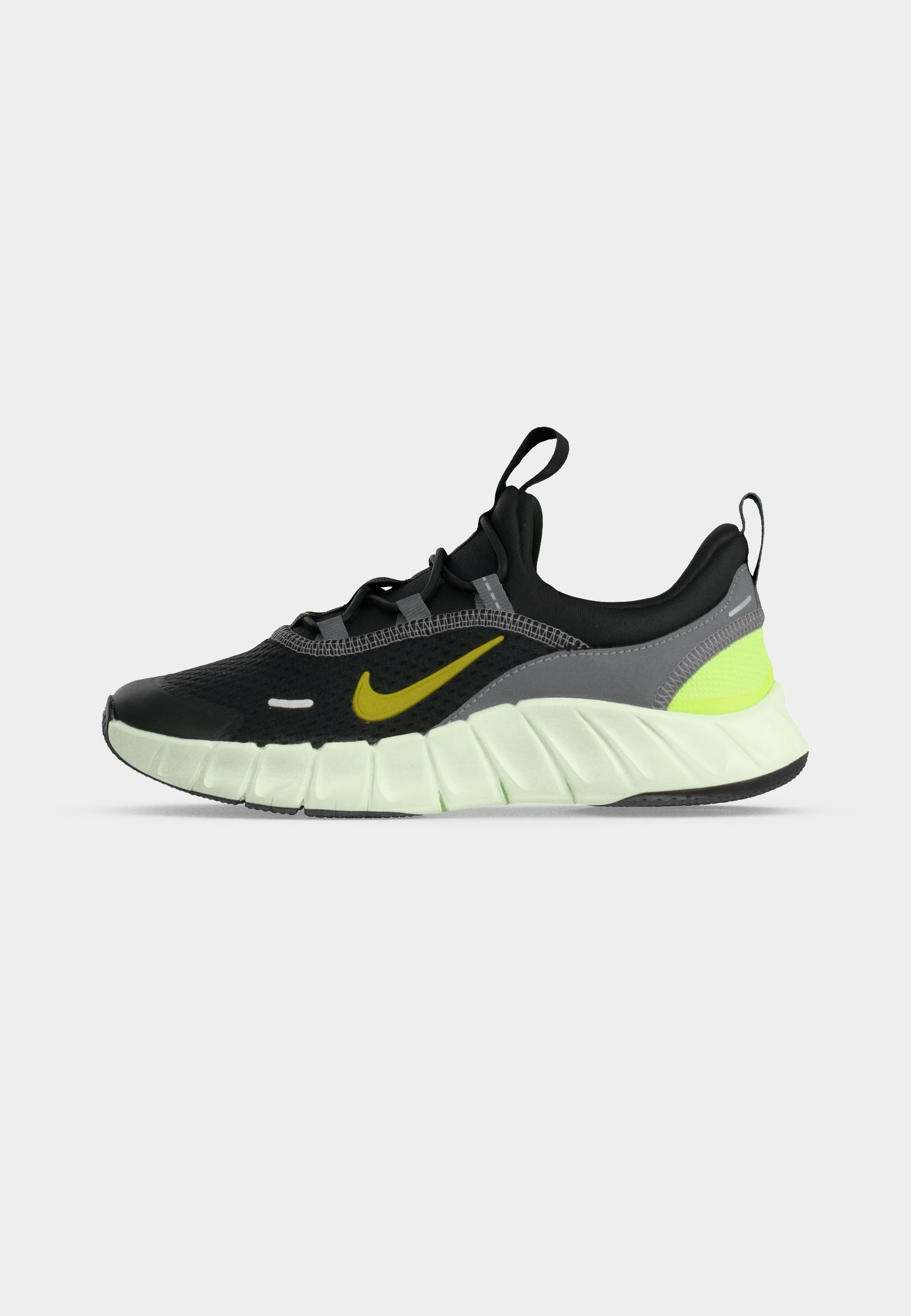 FREE RIDE UNISEX - Road running shoes - black/saffron quartz/pencil point/volt ice/volt tint
