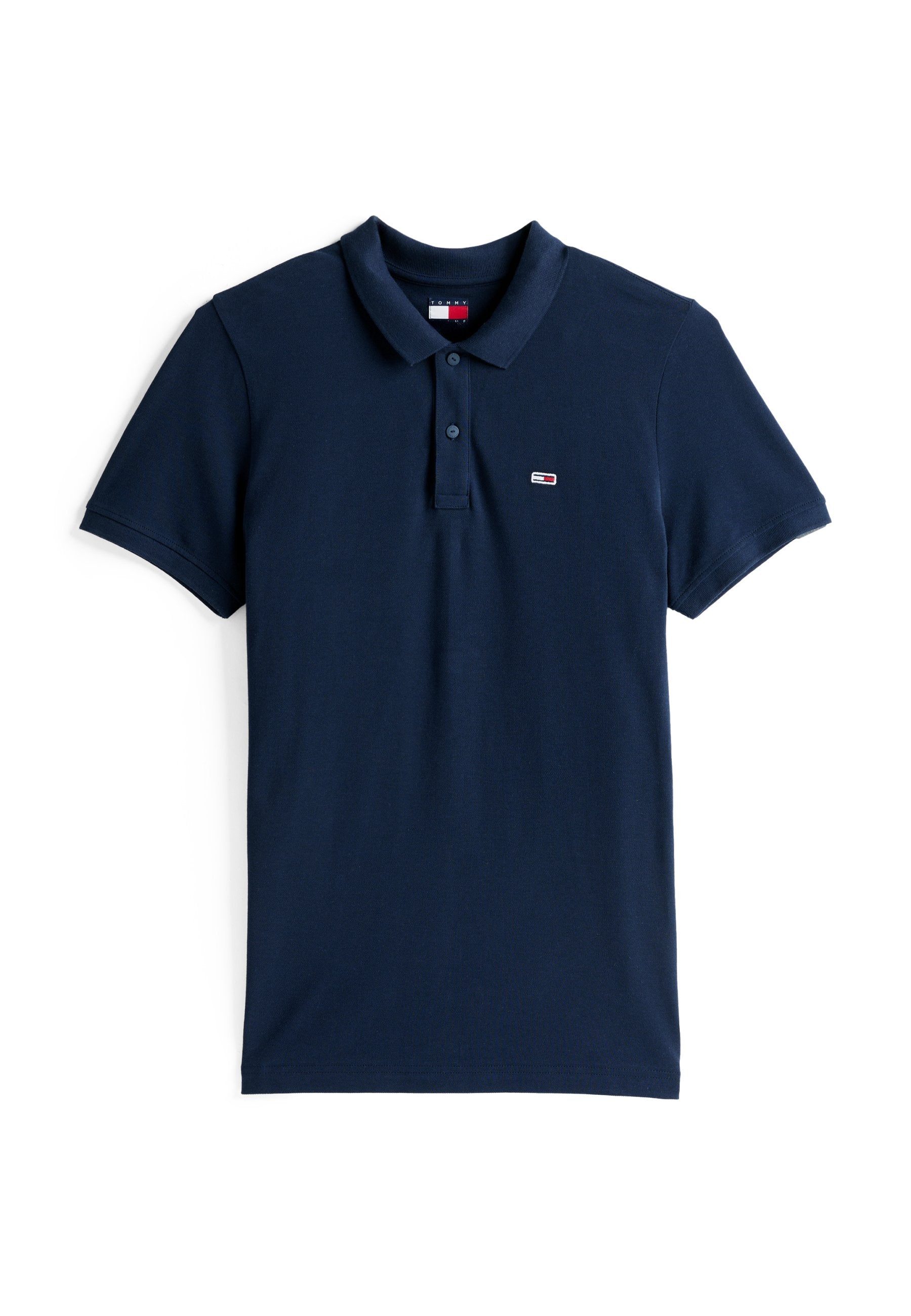 TOMMY FLAG SLIM FIT PIQUE POLO SHIRT - Polo shirt - dark night navy