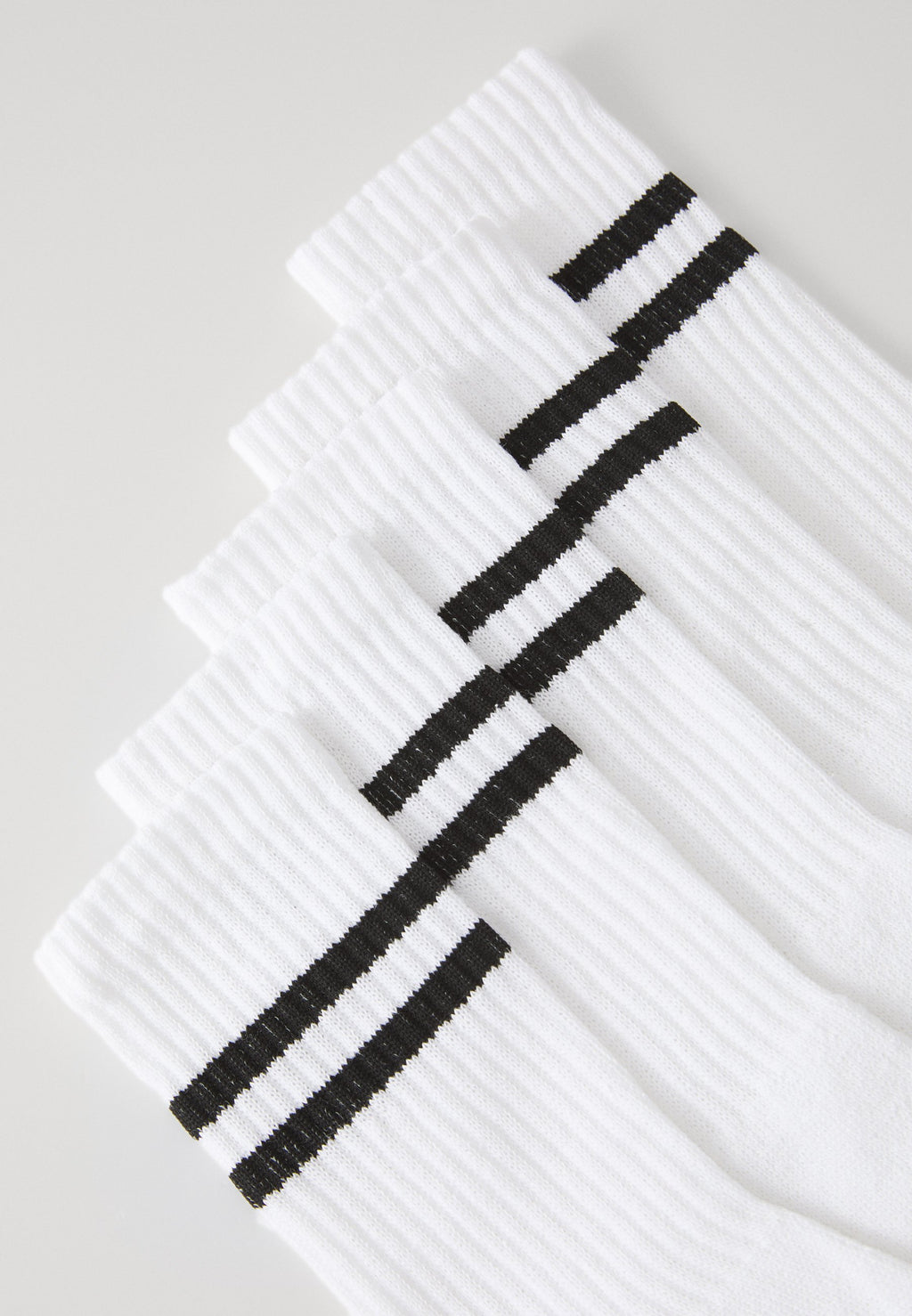 JACREGEN TENNIS SOCK LOT DE 5 - Chaussettes - blanc