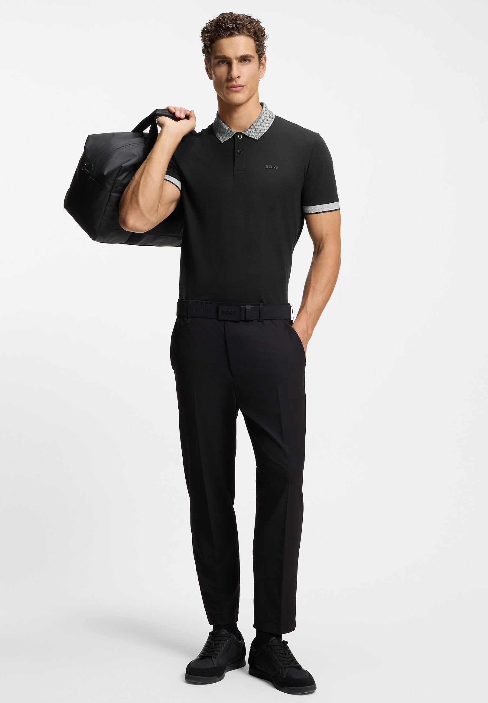 PL_GOC CHIP PADDY - Polo shirt - black