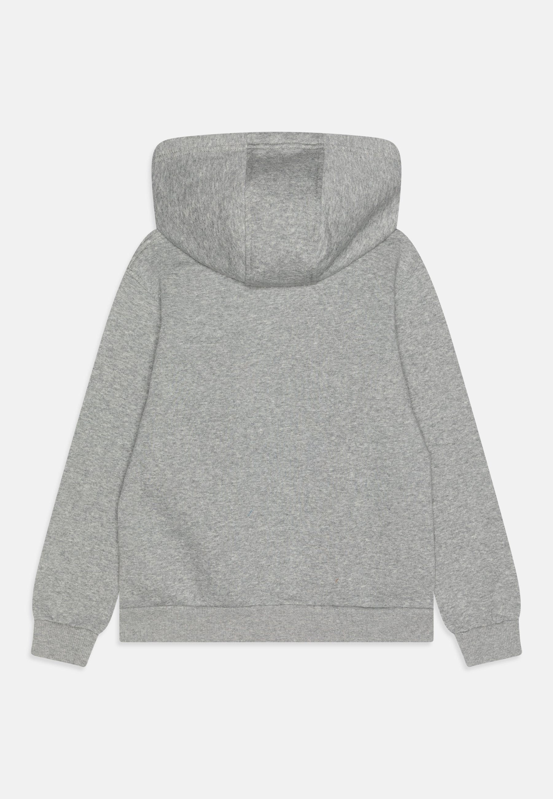 CLUB UNISEX - Fermuarlı sweatshirt - koyu gri melanj/baz gri/beyaz