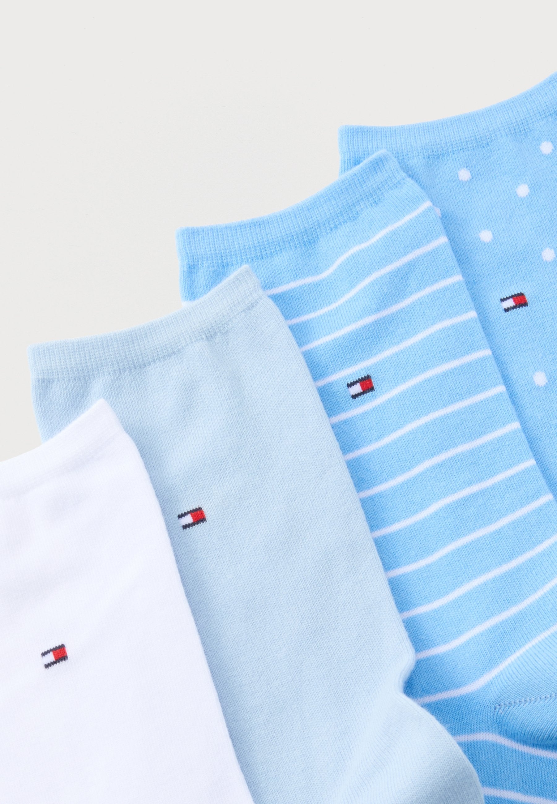4 PACK - Socks - light blue/white