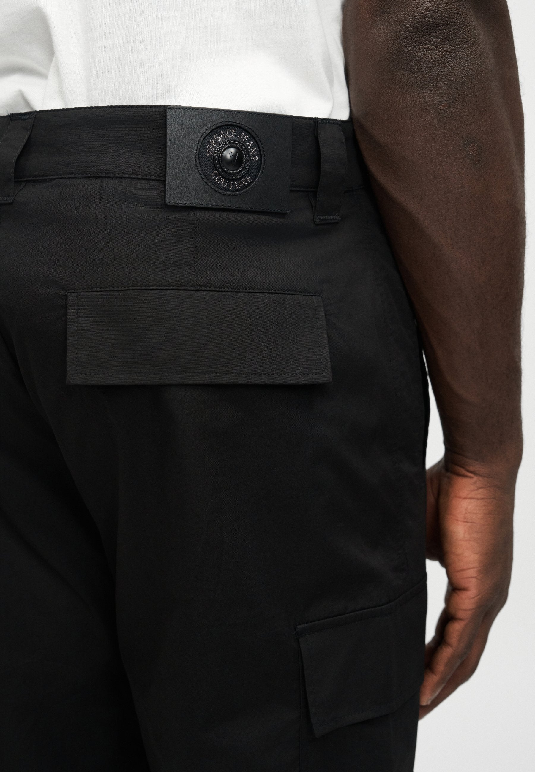 EASY - Cargo trousers - black